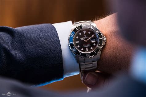 rolex seadweller 126600 on wrist